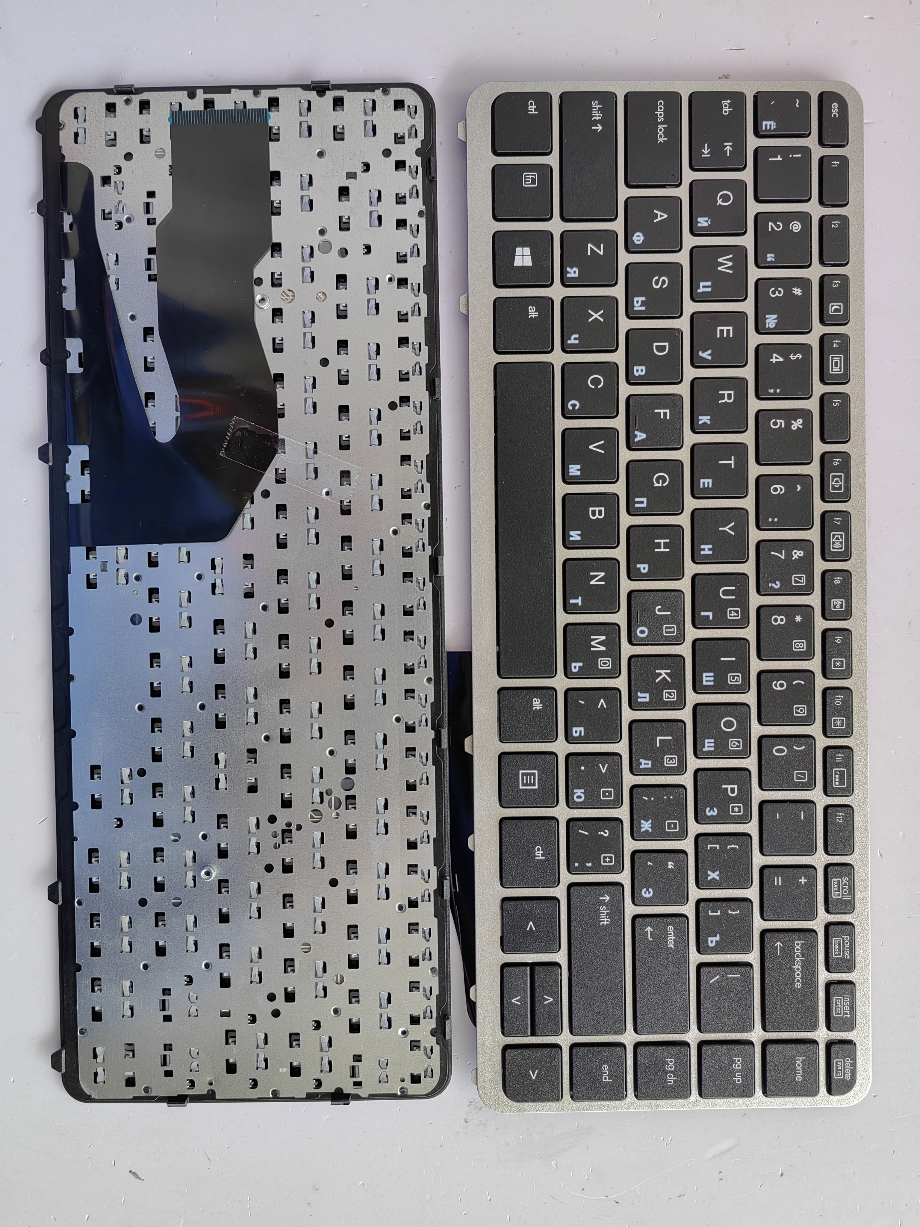 Picture of New Replacement Laptop Keyboard For HP 840G1/840G2/850G1/850G2/745G1/745G2/ZBOOK14 G1 G2 SILVER FRAME BLACK (OEM) RU Layout
